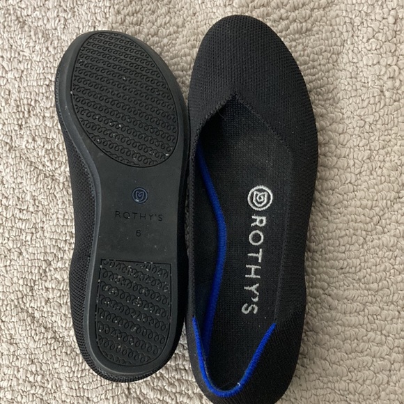Rothy’s black flats size 6 - Picture 3 of 3